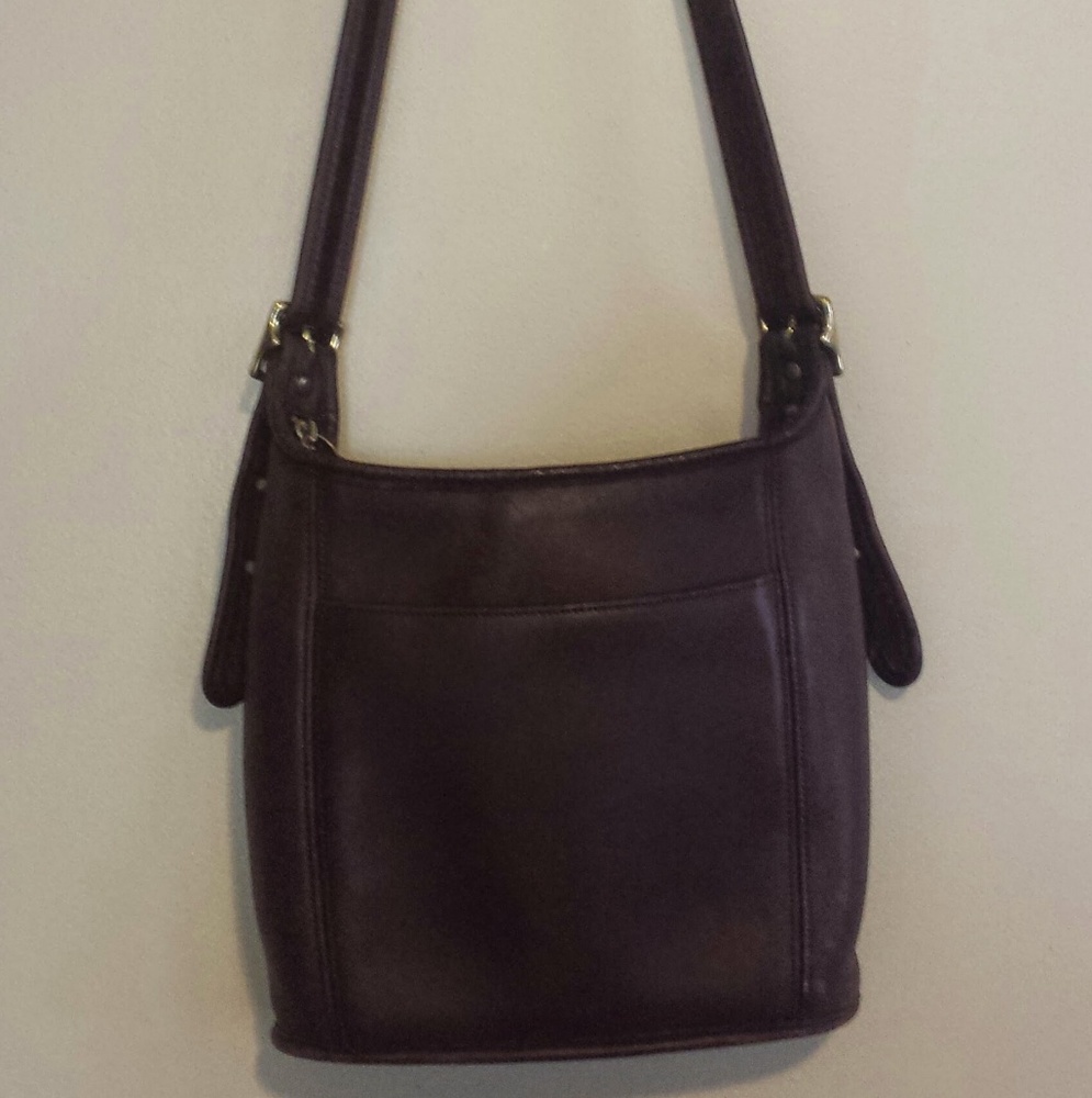 Vintage Coach 9816 Leather Slim Duffle